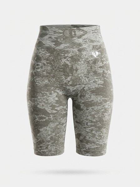 Camo Seamless Cycling Shorts