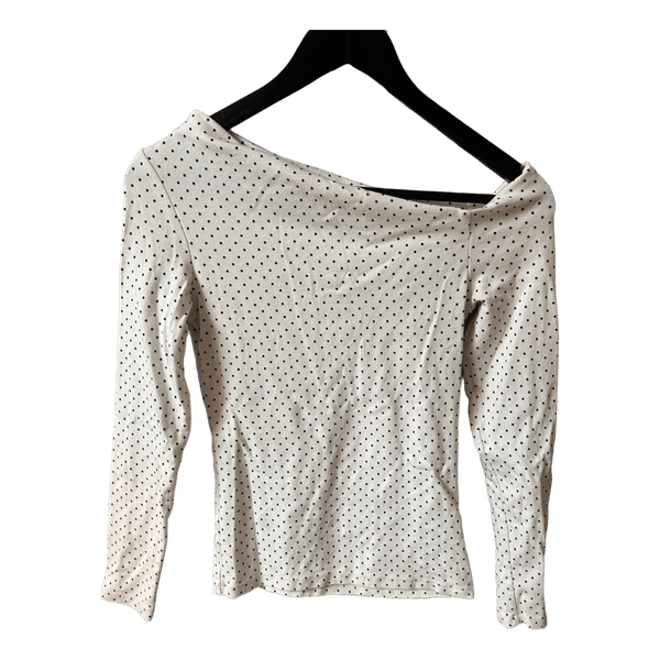 Prikket langærmet Stradivarius top