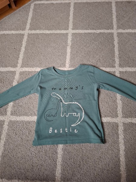 George dinosaur long-sleeve shirt