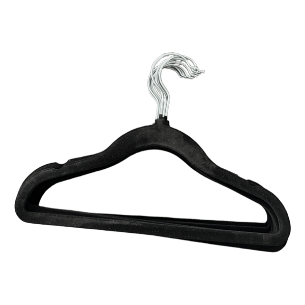 Sametkattega riidepuud lastele, 27 cm, 30 tk
