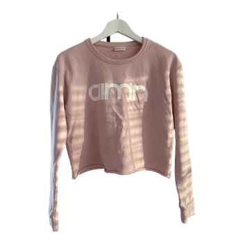 Vaaleanpunainen collegepaita