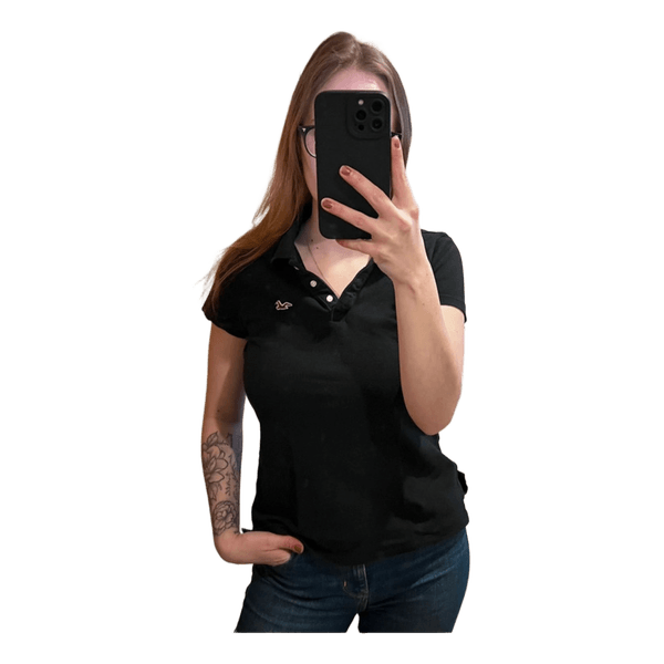 Navy Hollister polo shirt
