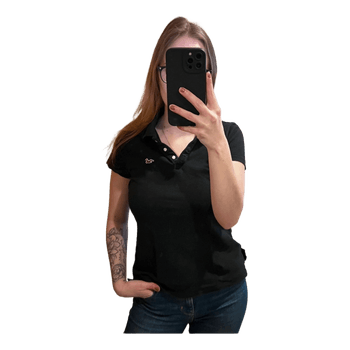 Navy Hollister polo shirt