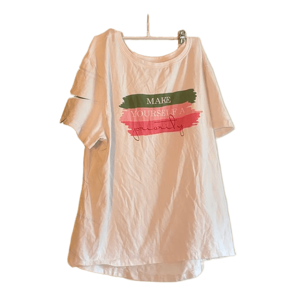 Sirup hvid t-shirt med print