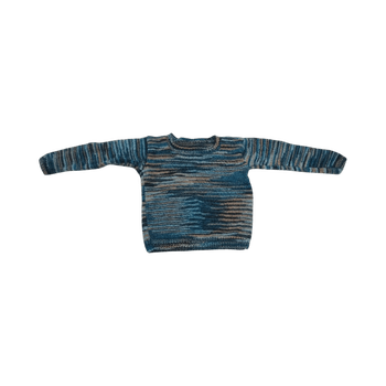 Striped knitted sweater