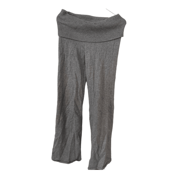 Grey knitted trousers