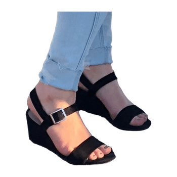 Unisa sandals, kiilakorkosandaalit