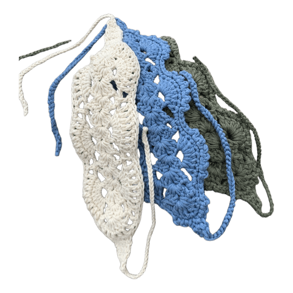 Virkattu hiuspanta
