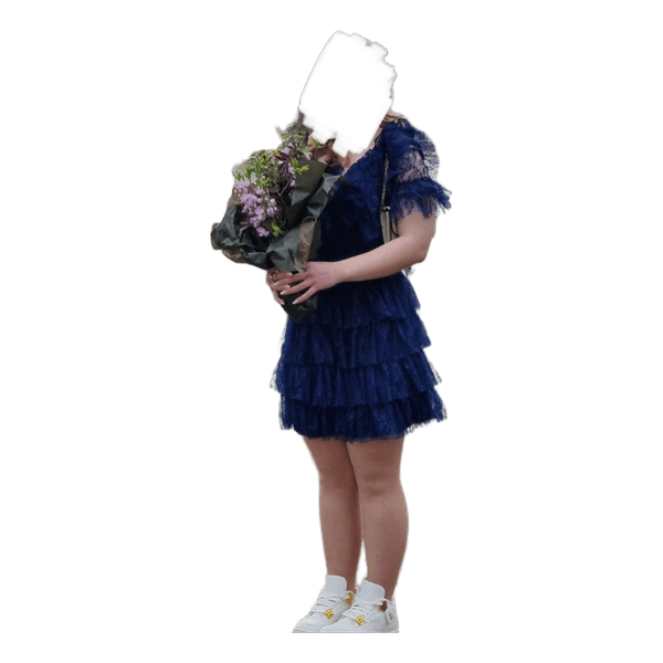 By Malina sininen pitsimekko