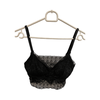 Musta pitsibralette