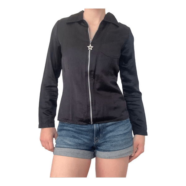 Black zipped top