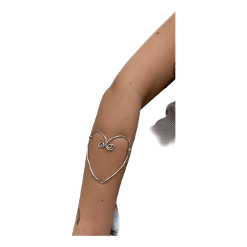 Heart shape arm cuff