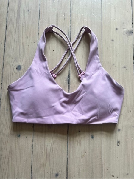 Baby pink gym bra