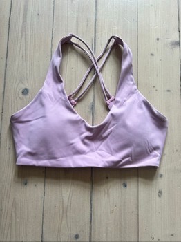 Baby pink gym bra