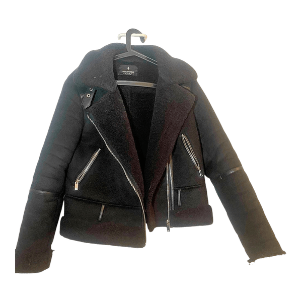 Stradivarius black biker jacket