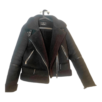 Stradivarius black biker jacket
