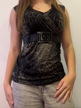 Vintage Leopard Print Tank Top
