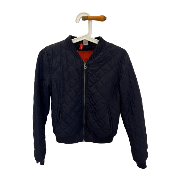 H&m sininen bomber takki