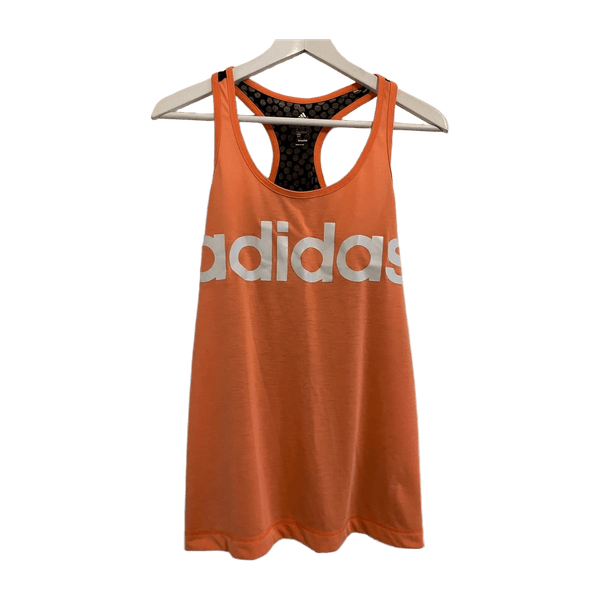Adidas painijaselkä toppi, koko S, oranssi/musta