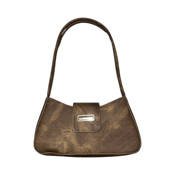 Brown shoulder bag