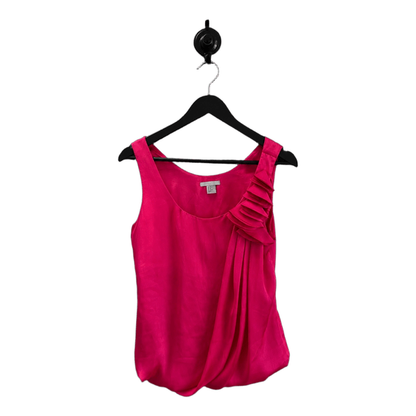 Pink sleeveless top