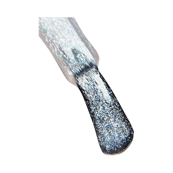 UV/LED gel polish TOP with auror silver microshine