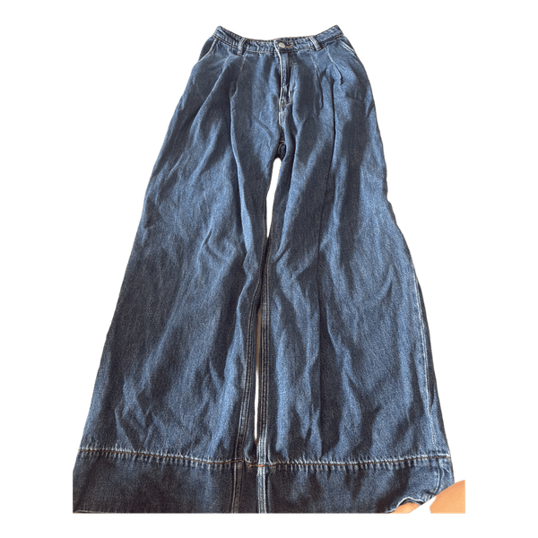 Blå wide leg jeans
