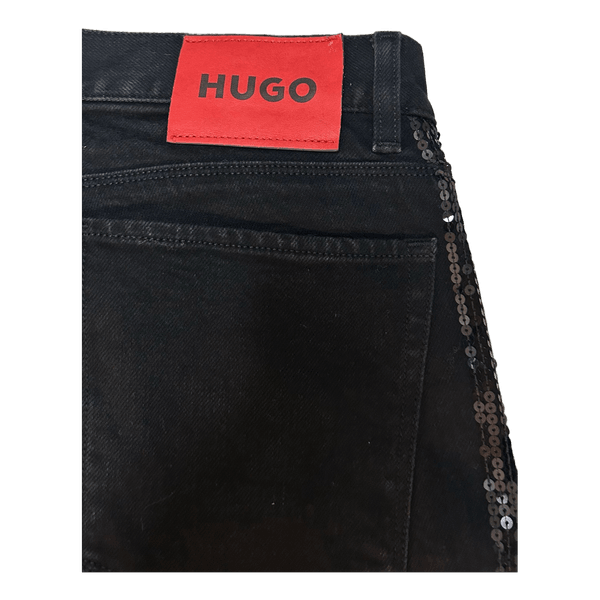 Juodi Hugo džinsai su blizgučiais M