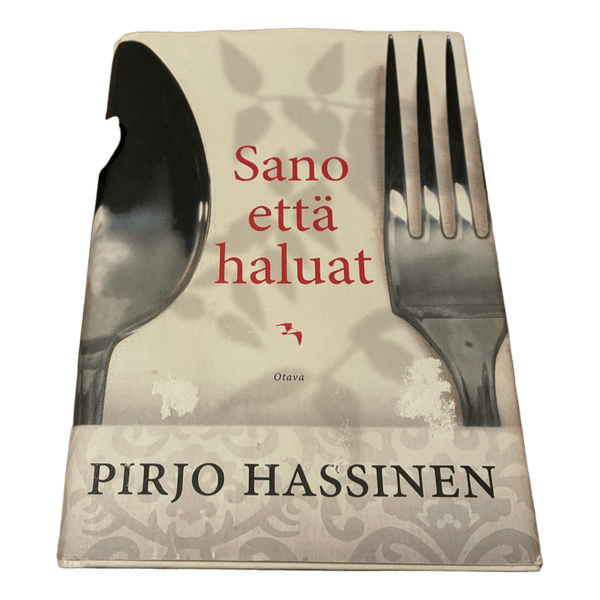 Sano että haluat kirja