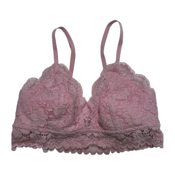 Pitsinen bralette – vaaleanpunainen