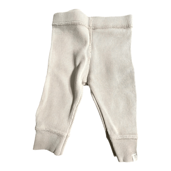 Zara beige ribbed leggings