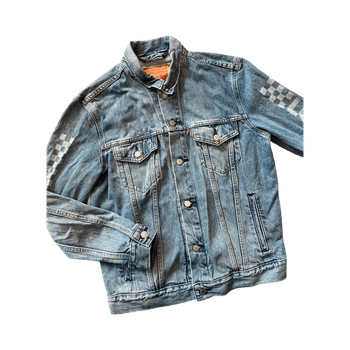 Sininen Levi’s denimtakki