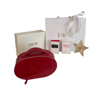 Dior punainen meikkilaukku