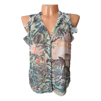 H&M lillenuustriga pluus