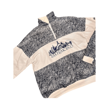 San Francisco half-zip sweater