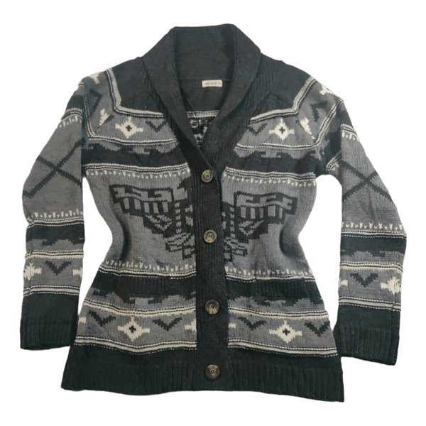 Ardene Thunderbird Aztec Neuletakki - Harmaa - M/L