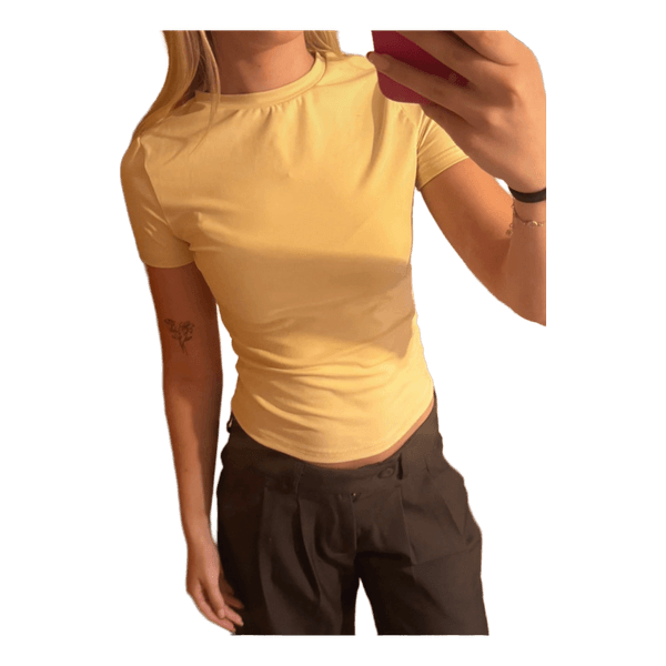 Gul/beige t-shirt