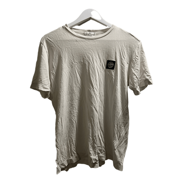 Hvid Stone Island t-shirt