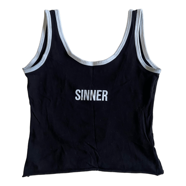 Black Sinner tank top