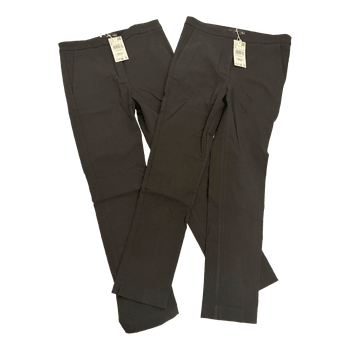 Black slim trousers
