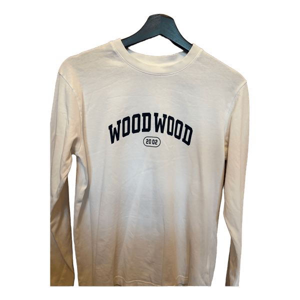 Hvid Wood Wood langærmet t-shirt
