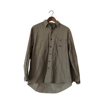 Button-down long shirt