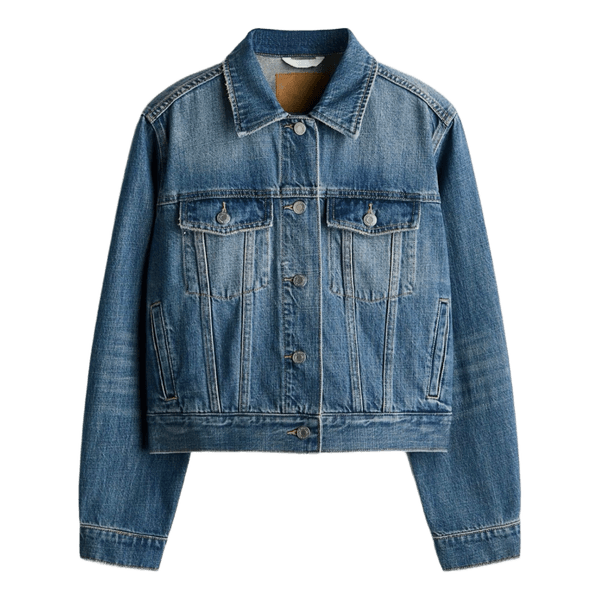 Blå denimjakke