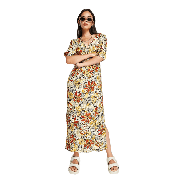 Floral midi dress