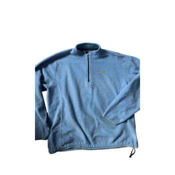 Vaaleansininen fleece-takki xl