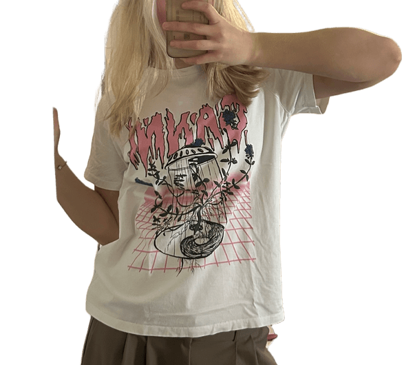 Ganni t-shirt med print