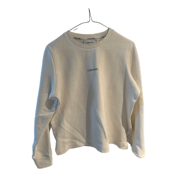 Valkoinen Calvin Klein collegepaita