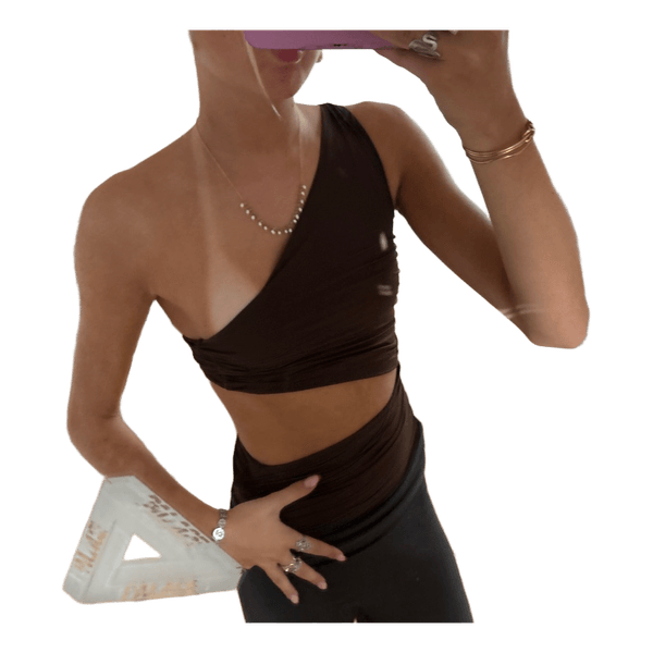 Brun one-shoulder top