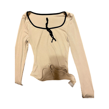 Beige long-sleeve body