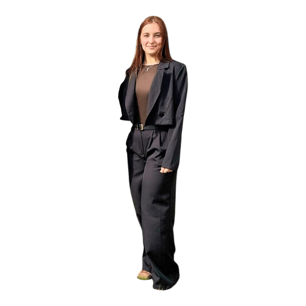 black suit